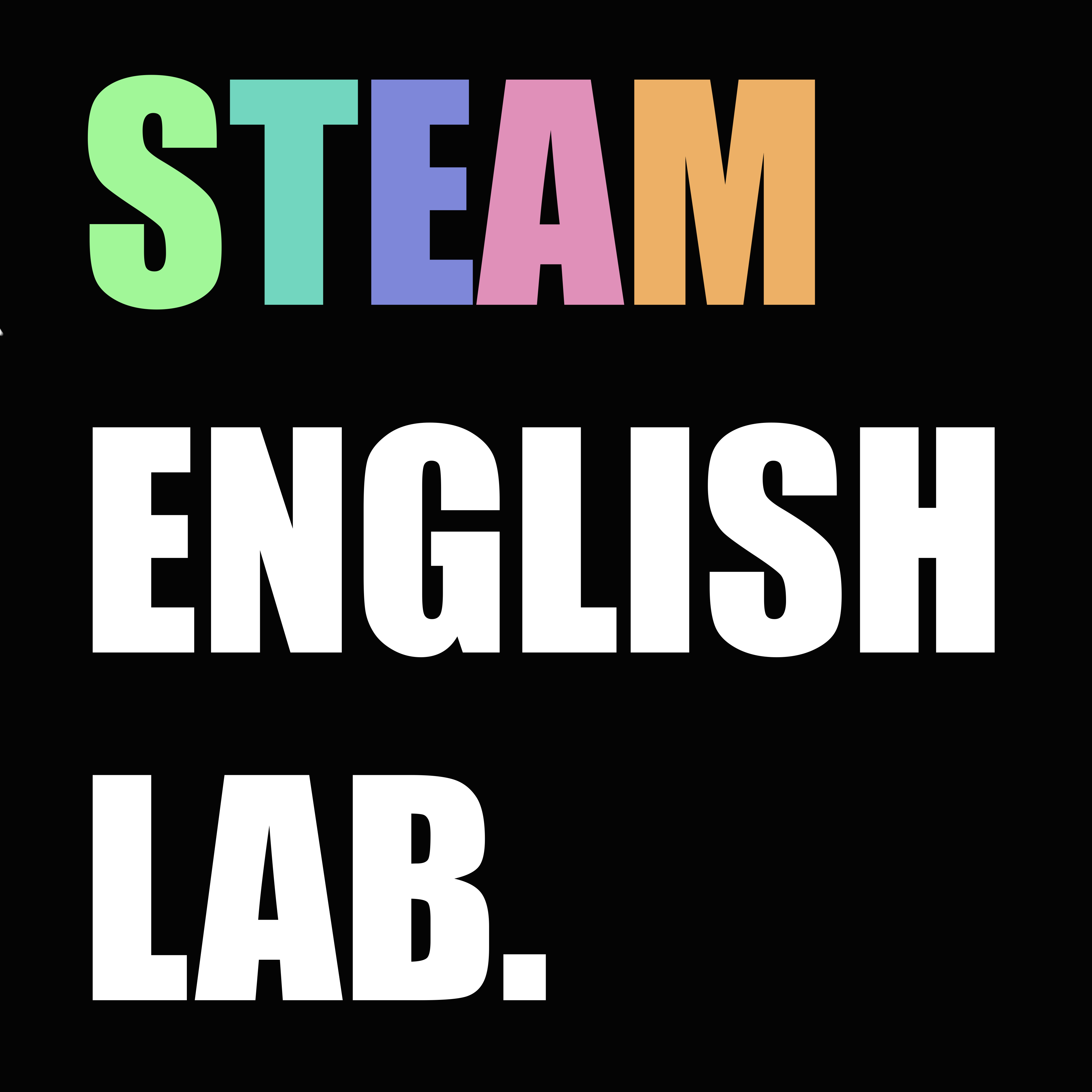 STEAM ENGLISH LABのロゴ